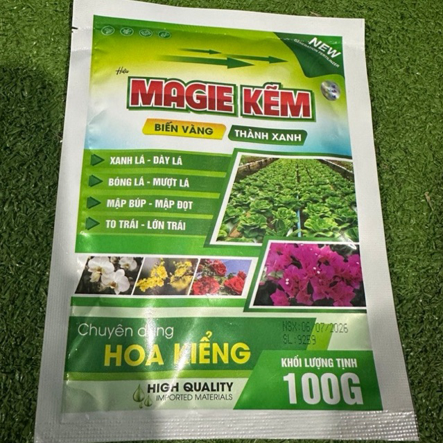 Magie Kẽm - Gói 100g-Biến Vàng Thành Xanh.
