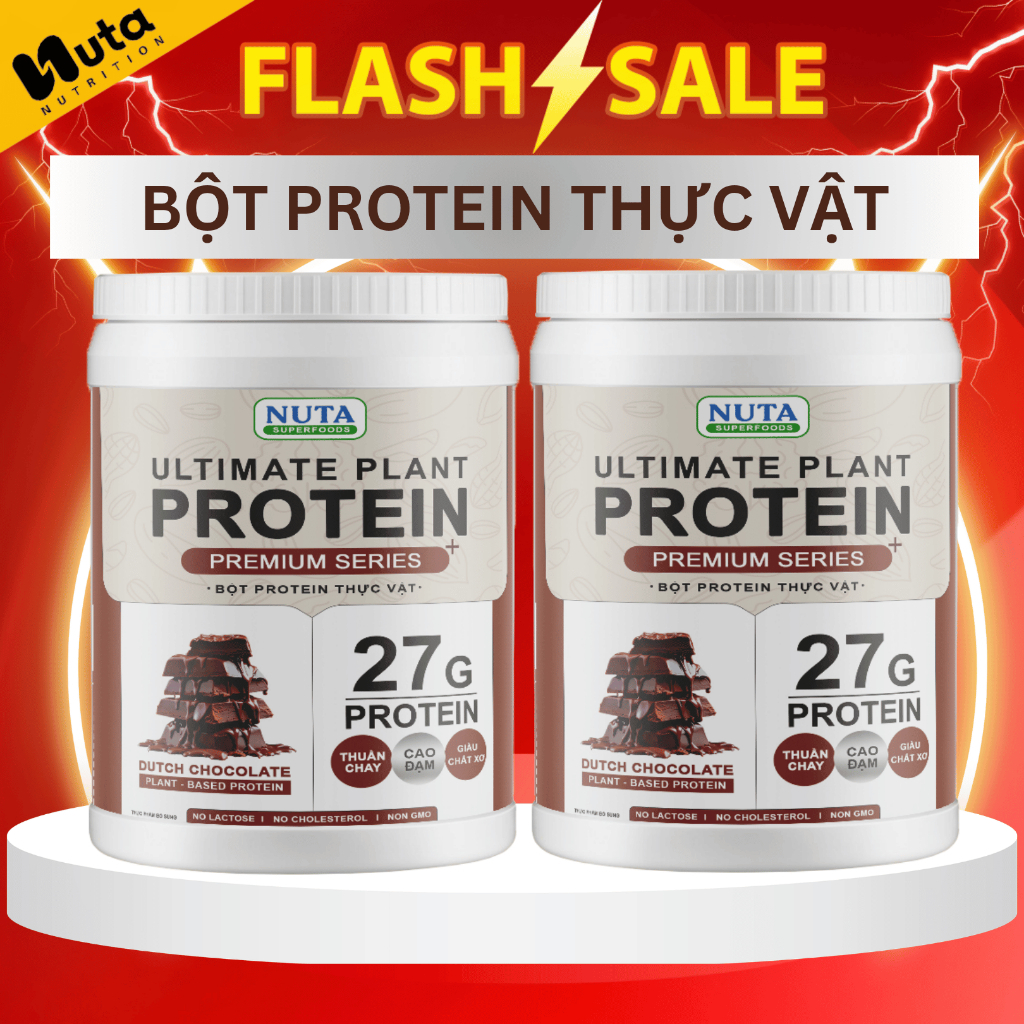 Bột Protein thực vật Ultimate Plant Sinh Viên Bổ Sung Đạm