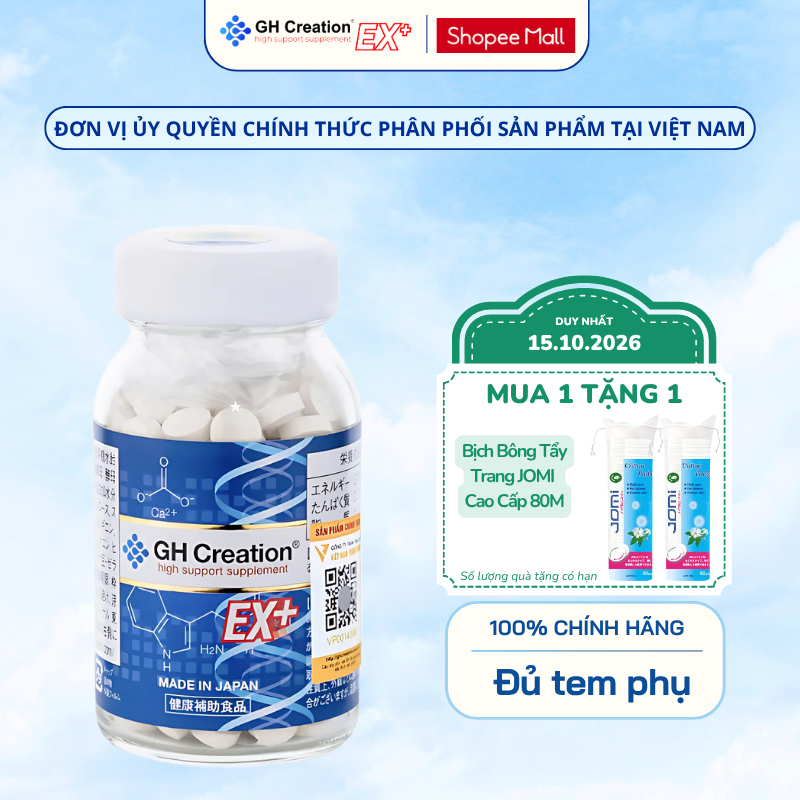 GH Creation EX+ Viên Uống Tăng Chiều Cao Nhật Bản COMBO Đủ Loại