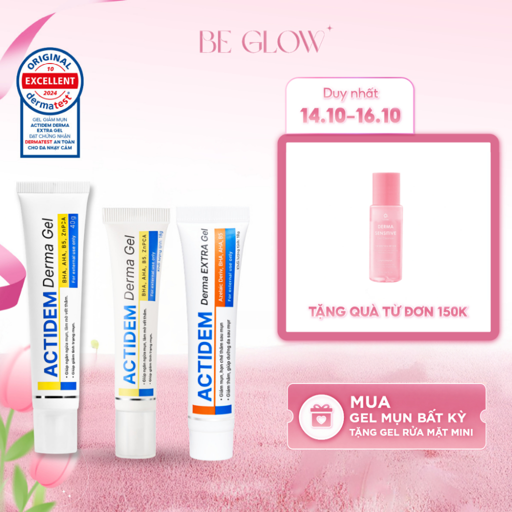 Gel giảm mụn ACTIDEM Derma Gel / Extra Gel 18gr / 40gr - Be Glow Beauty