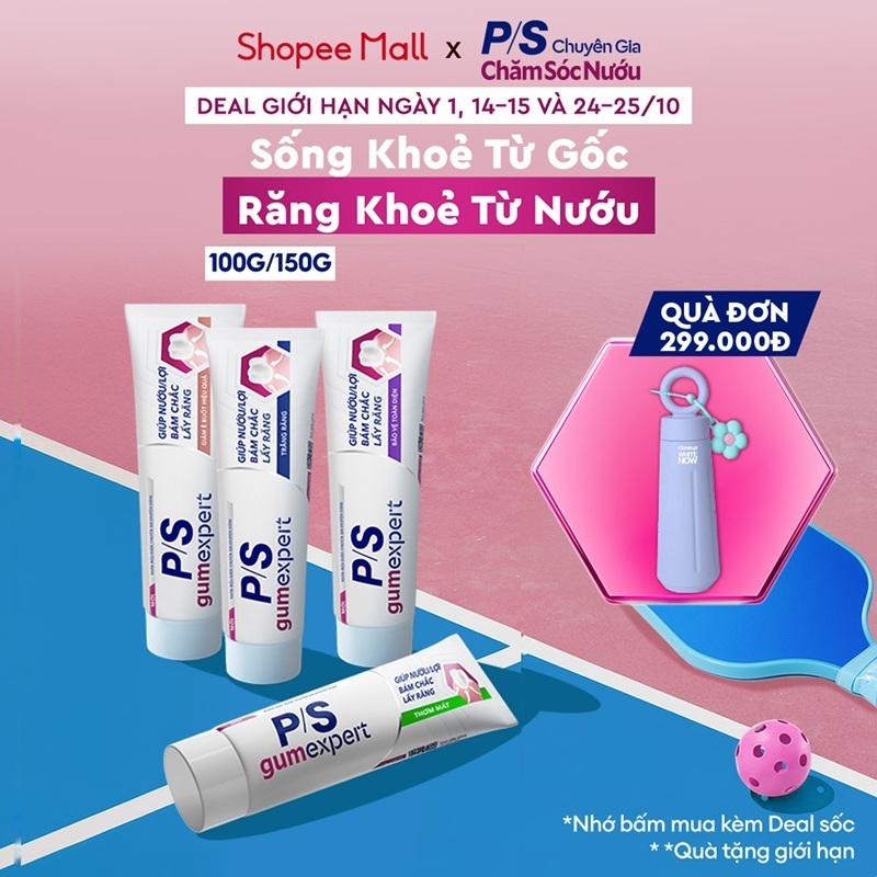 Kem đánh răng P/S Chuyên Gia Chăm Sóc Nướu - Sạch khe nướu, ngừa vấn đề răng…