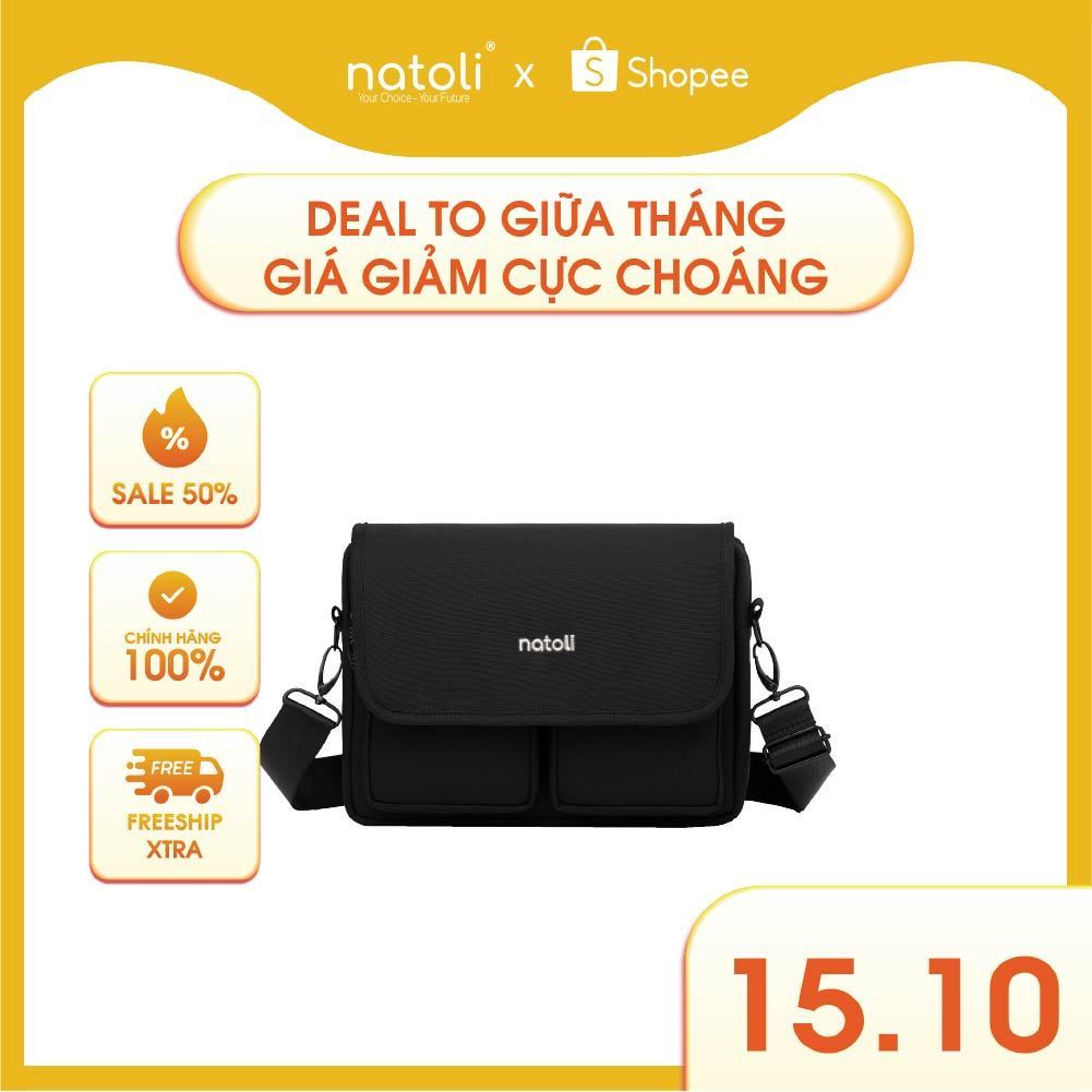 Túi đeo chéo nam nữ Thương hiệu Natoli nhiều ngăn đi chơi đi học cao cấp BST…