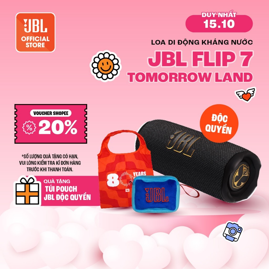 Loa JBL Flip 7 Công Suất 35W Chơi Nhạc Tới 16 Giờ Chống Nước Bụi IP68 Ghép Nối…