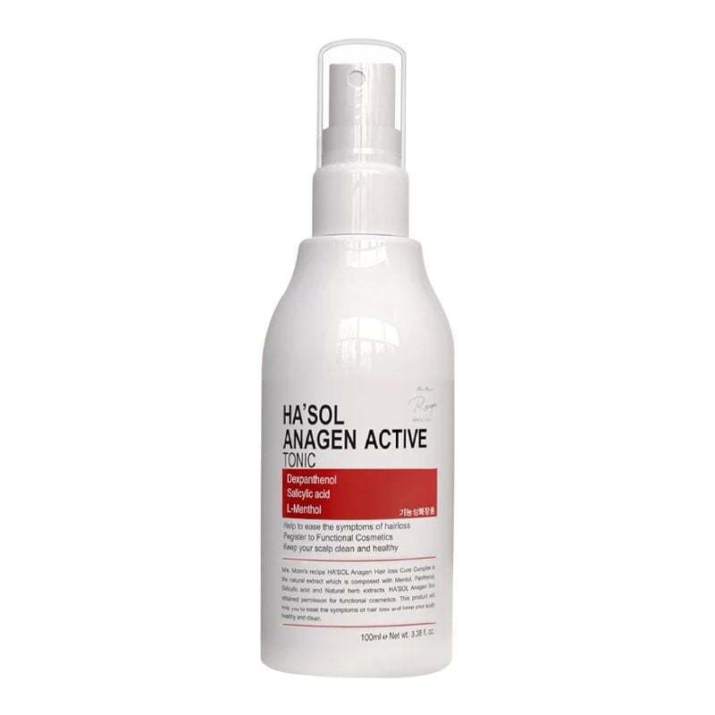 Xịt Tonic Hasol - Dưỡng Nang, Hỗ Trợ Mọc Tóc, Ngăn Rụng Tóc Dành Cho Tóc Rụng Mỏng Yếu Ha'sol Anagen