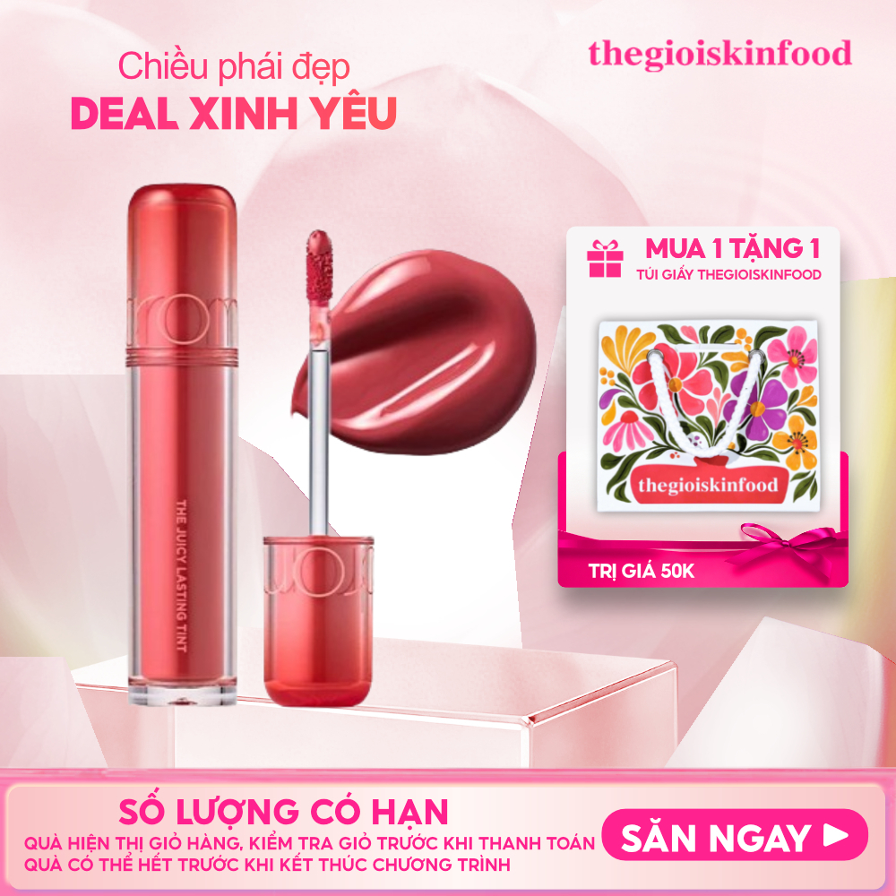 Son Tint Romand Căng Bóng The Juicy Lasting Tint ThegioiSkinfood