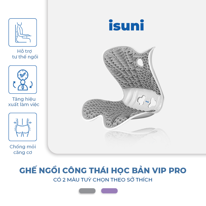 Ghế Công Thái Học Điều Chỉnh Tư Thế Ngồi Isuni Chống Gù Lưng Cho Bà Bầu, Dân Văn Phòng