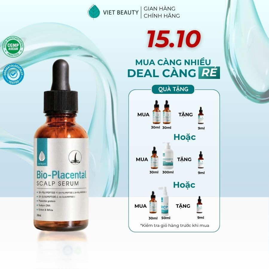 Tinh chất dưỡng nang tóc, tăng mật độ tóc BIO-PLACENTAL hỗ trợ mọc tóc, dưỡng…