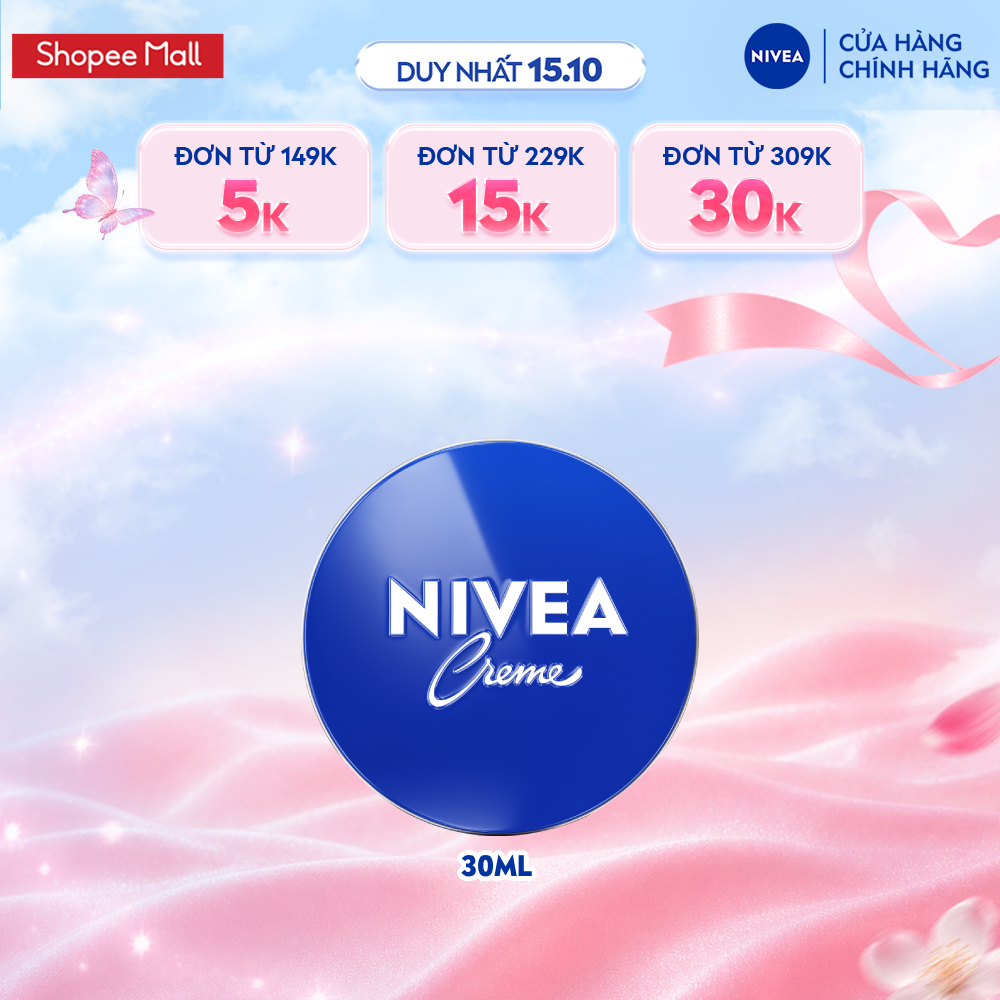 Kem Dưỡng Ẩm Da NIVEA Crème 30ml / kem body / Dưỡng Ẩm Da Mặt - 80101