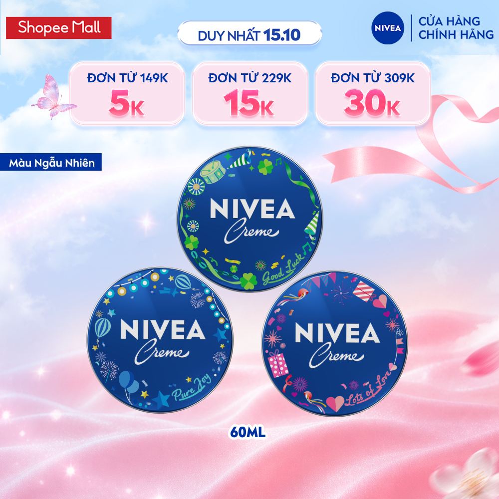 Kem Dưỡng Ẩm Da NIVEA Crème 60ml / kem body / Dưỡng Ẩm Da Mặt - 80102