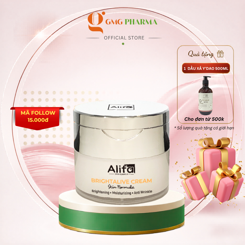 Kem Dưỡng Alifa Brightalive Cream 50ml - Dưỡng Ẩm, Giúp Da Mềm Mịn