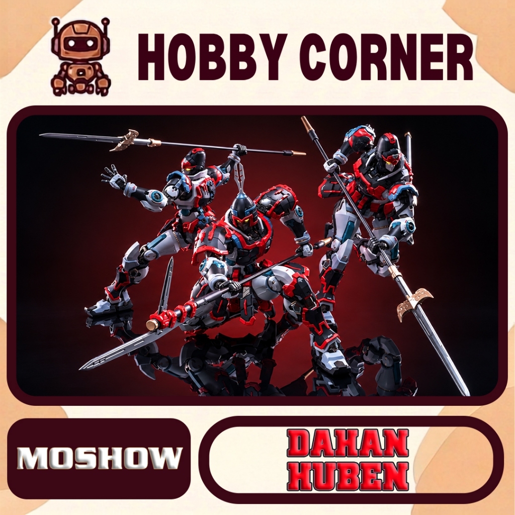 [PRE-ORDER] Model Kit Moshow MSY0001 Dahan Huben (tặng base, decal nước, khung xương kim loại)
