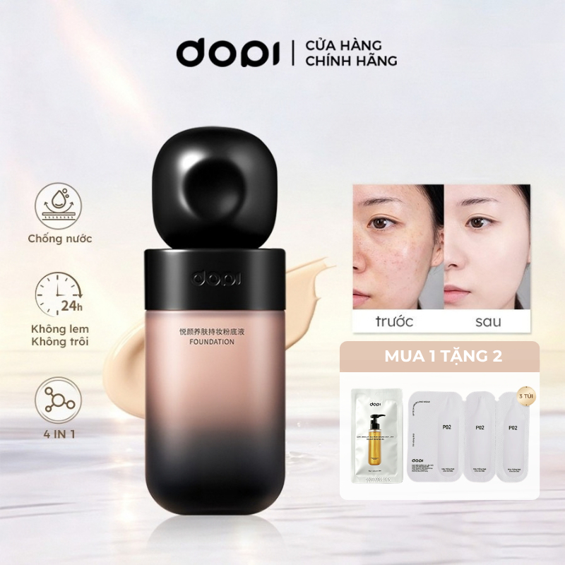 Kem Nền DOPI Chính Hãng Lâu Trôi Che Phủ Cao Radiant Skin-Nourishing Long-Wear Foundation 35ml