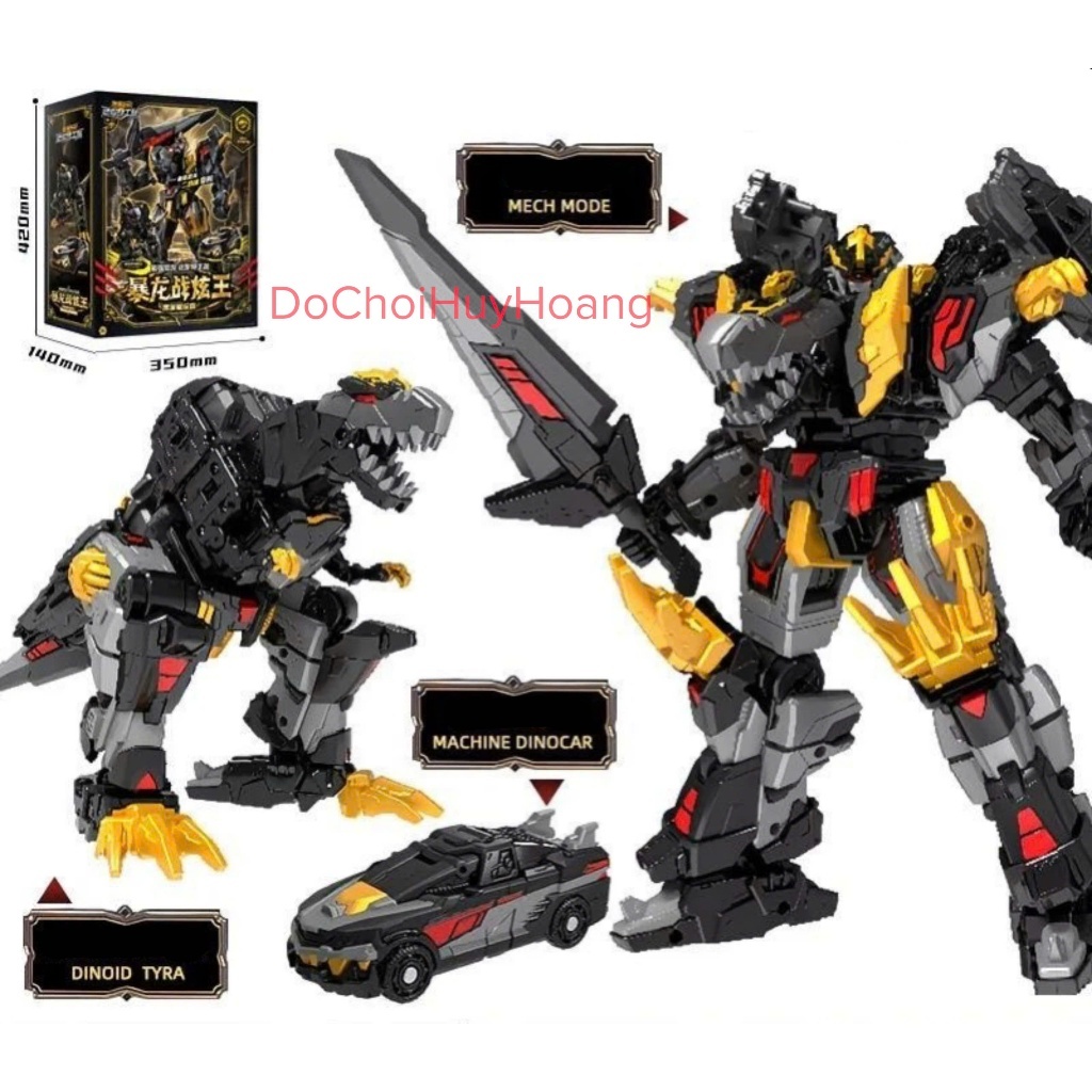 Đồ chơi MINIFORCE 7 DINOID lực lượng nhí 7 robot Rex Kaiser nhỡ đen biệt đội siêu nhân nhí phần 7
