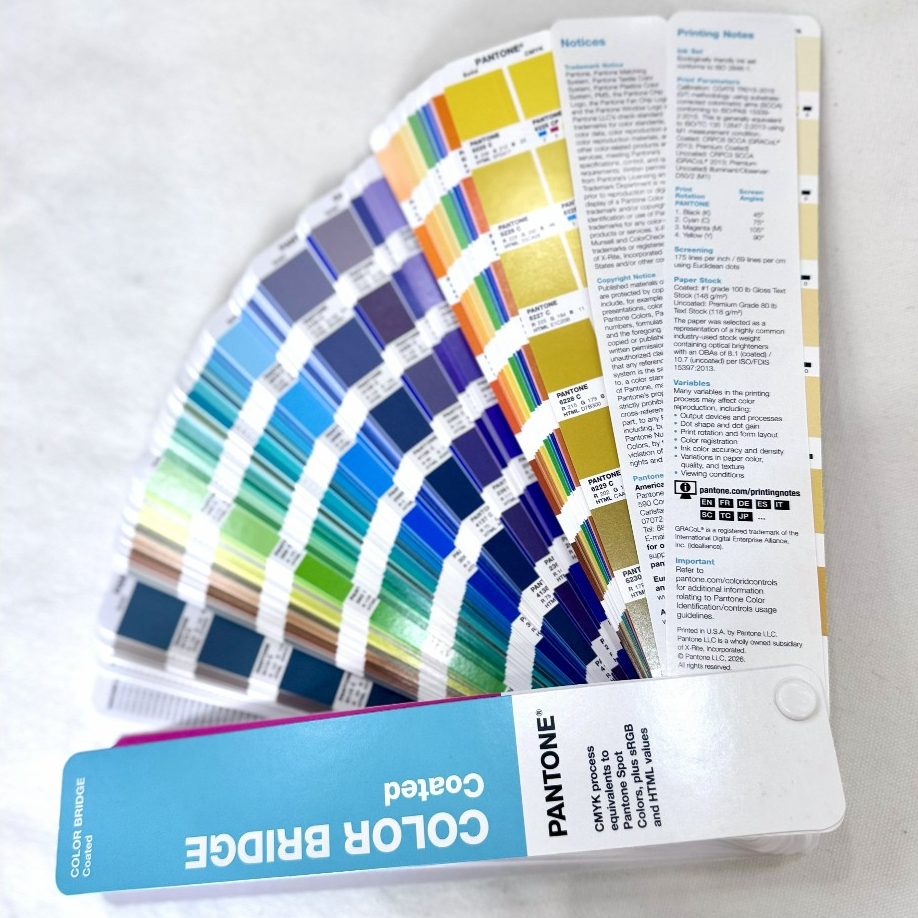 Bảng màu Pantone Color Bridge Coated GG6103C mới nhất 2026 - 2587 màu Solid, RGB, CMYK, Hex dùng cho