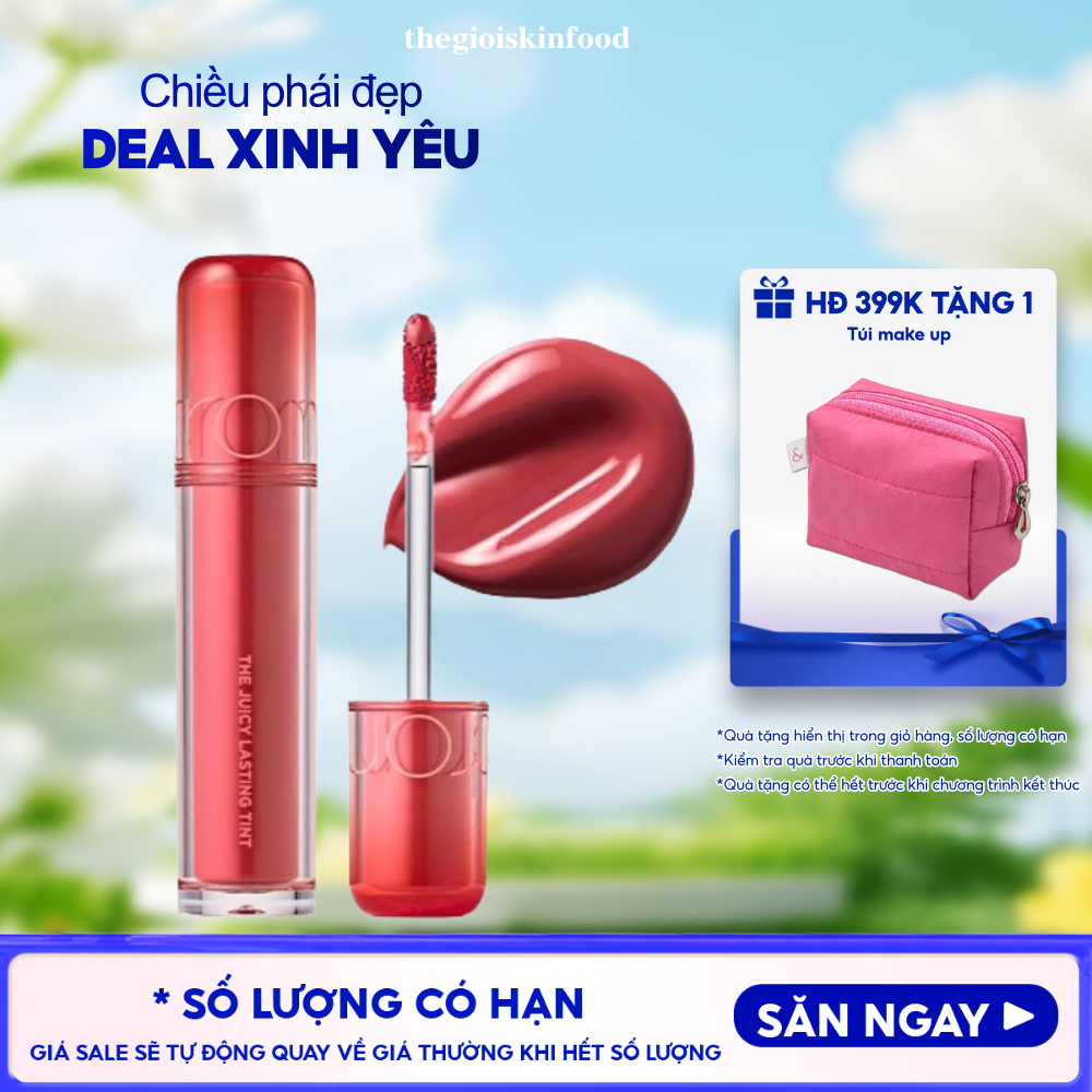 Son tint Romand căng bóng The Juicy Lasting Tint ThegioiSkinfood