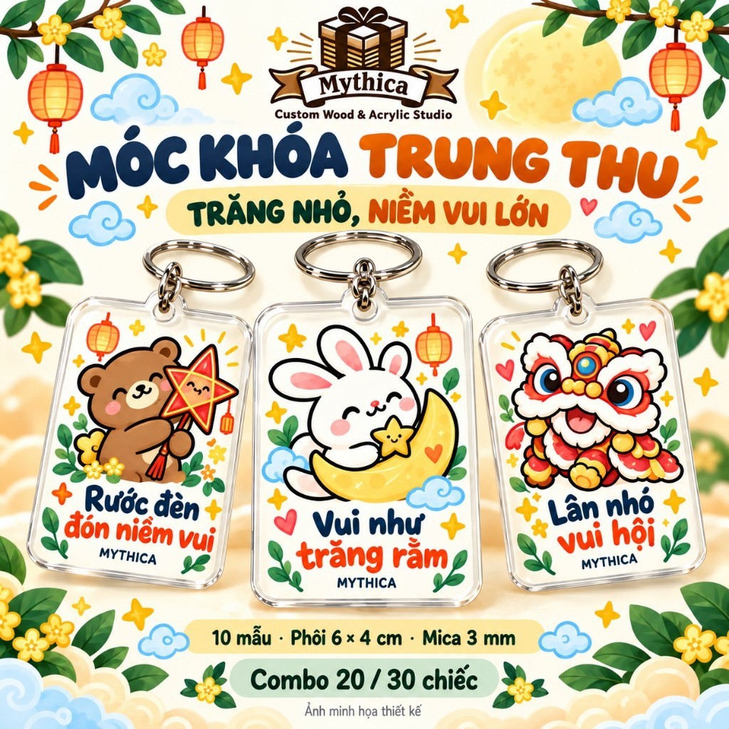 Móc khóa & quà tập thể — ảnh minh họa