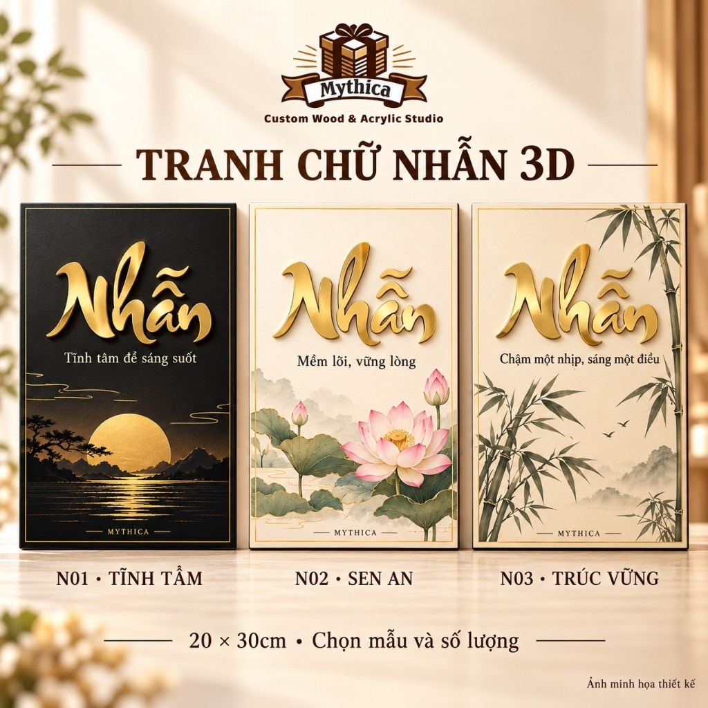 Chữ Nhẫn · Góc tĩnh tâm — ảnh listing minh họa