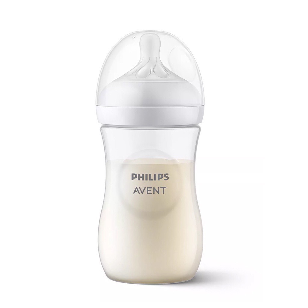 bình Avent Ultra air Ultra soft Silicon dẹt mẫu mới 2025 [Tặng dây giữ khi mua từ 2 chiếc]