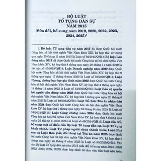Sách Bộ Luật Tố Tụng Dân Sự (Hiện Hành) (Sửa Đổi, Bổ Sung Năm 2019, 2020, 2022, 2023)