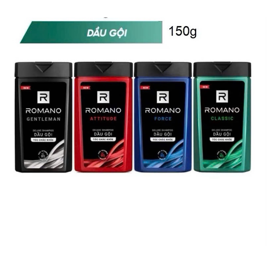 Dầu Gội Romano chai 150g