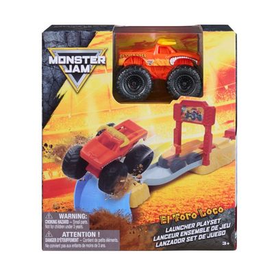 Đồ Chơi Mini Set Đường Đua Và El Toro Loco 1:72 MONSTER JAM 20154811/6074604