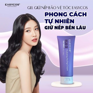 Gel giữ nếp tóc xoăn EASYCOS 200ML bảo vệ tóc giữ nếp tóc xoăn hippie xù mì xoăn bung xoăn lơi
