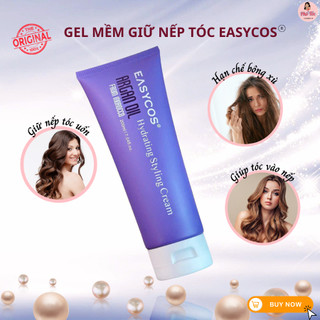 Gel giữ nếp tóc xoăn EASYCOS 200ML bảo vệ tóc giữ nếp tóc xoăn hippie xù mì xoăn bung xoăn lơi