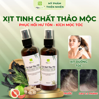  Xịt Tinh Chất Thảo Mộc Hapuganic 100ml Dưỡng Tóc Kích Thích Mọc Tóc Giảm Rụng Phục Hồi Tóc Hư Tổn 