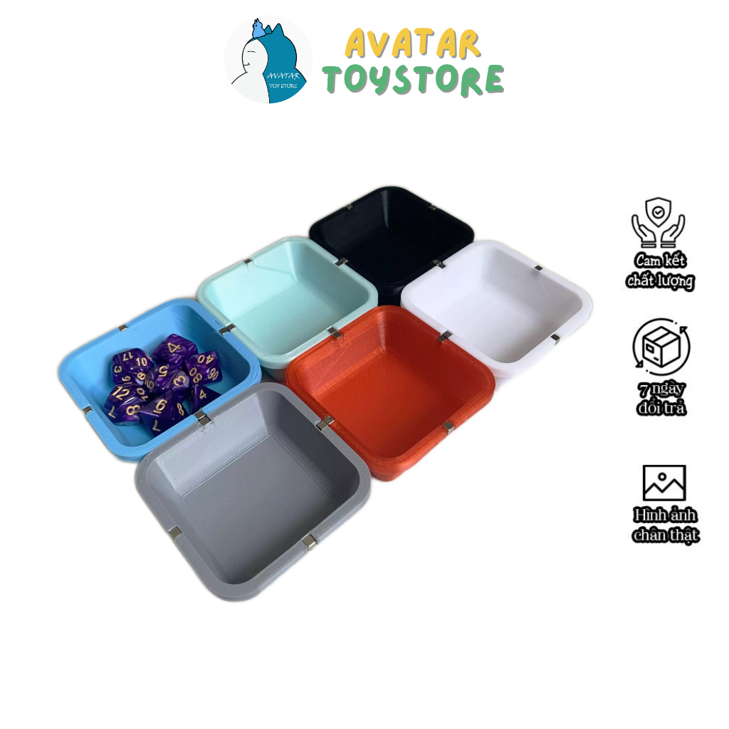 AVATAR Khay đựng token phụ kiện thẻ bài boardgame gắn nam châm tiện lợi