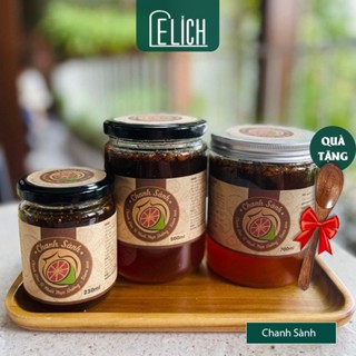 [TẶNG MUỖNG GỖ - CHÍNH HÃNG] Chanh Sành, Chanh Đào Ủ Muối Mật Ong Thực Dưỡng Vị Thơm Dịu Ngọt -dễ uống mặn mặn