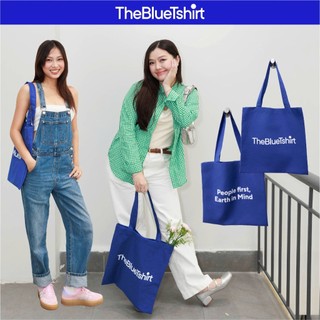 TheBlueTshirt - Túi tote vải canvas xanh đeo đa năng - People Tote