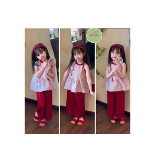 (Kèm Cài)Set Minh Nguyệt cho bé gái(Nhà may Xuka handmade)