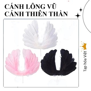 CÁNH LÔNG VŨ trang trí bánh sinh nhật, cánh thiên thần trang trí bánh kem
