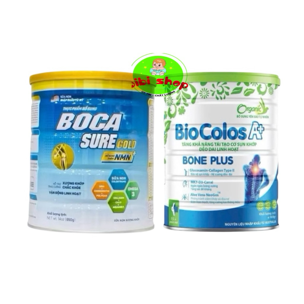 Sữa Boca sure gold lon 650gr sữa non hỗ trợ xương khớp