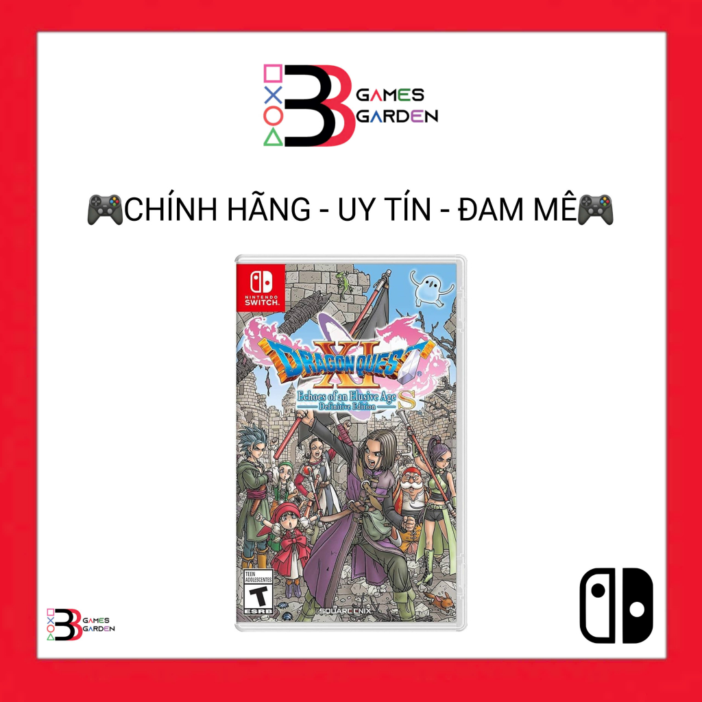 GAME NINTENDO SWITCH DRAGON QUEST XI ECHOES OF AN ELUSIVE AGE DEFINITIVE EDITION