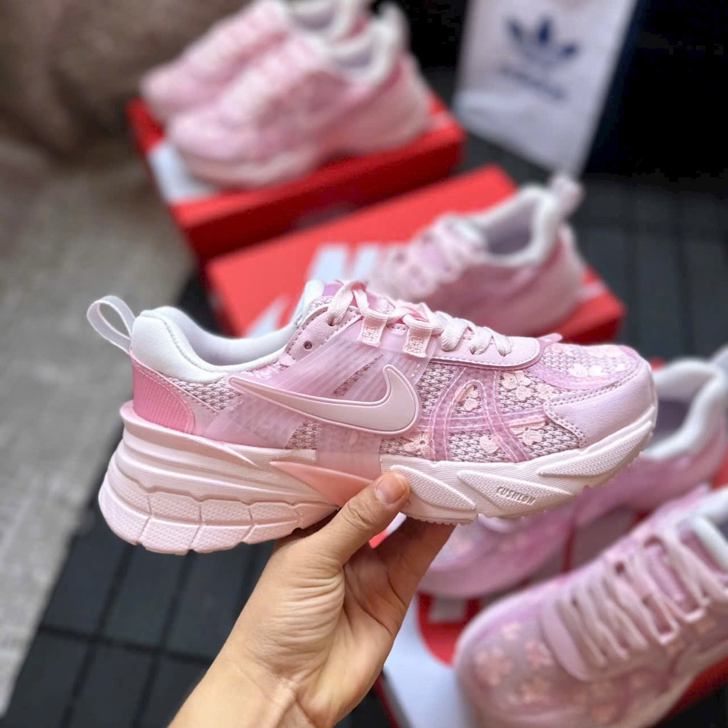 Giày Thể Thao Nike V2K màu hồng size 36-44