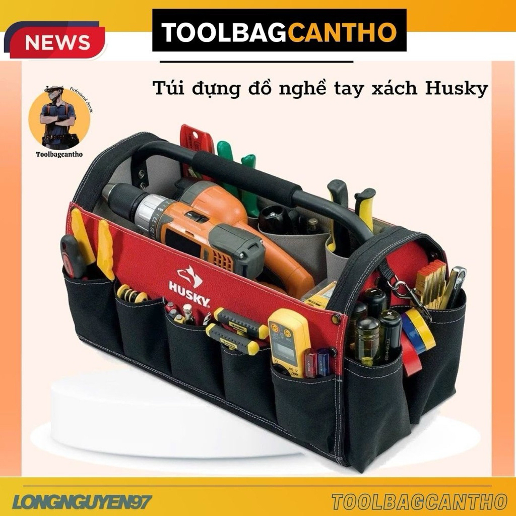 Túi đựng đồ nghề tay xách Husky