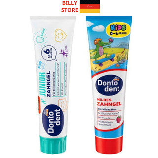 Kem Đánh Răng Trẻ Em Dontodent Kids & Junior – Zahngel 100ml (0–6 tuổi & trên 6 tuổi) – Bảo Vệ Răng Khỏe, Ngừa Sâu Răng