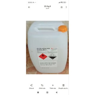 giấm công nghiệp  acetic 99% Hàn quốc