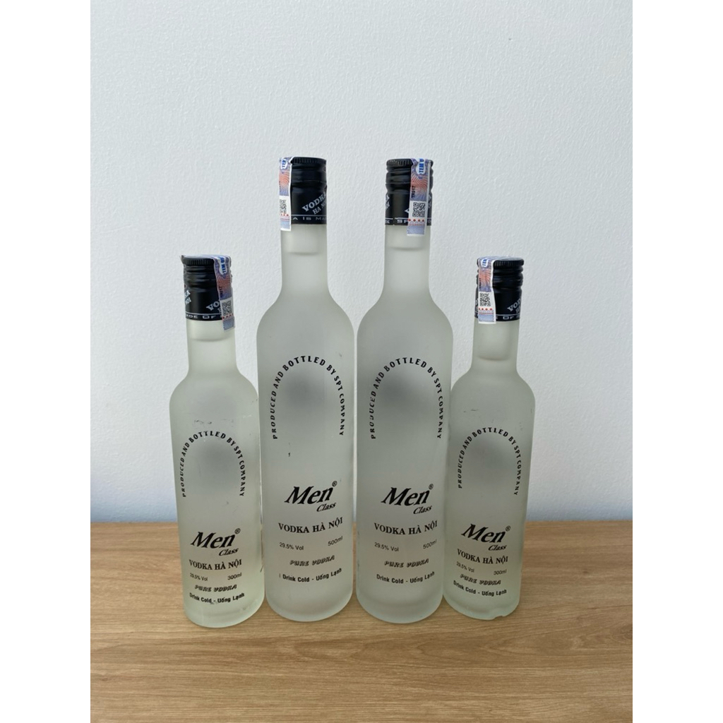 Ruou VODKA Hà Nội MEN CLASS 29.5% -Chai Mờ -Sương Mù