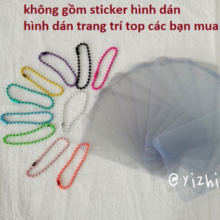 Set 3 cái Top Loader có seal đựng thẻ ảnh ĐỤC LỖ có móc treo (TL05)