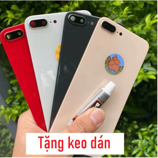 nắp lưng / Kính lưng thay thế cho 8 plus liền kính cam( tặng keo dán)