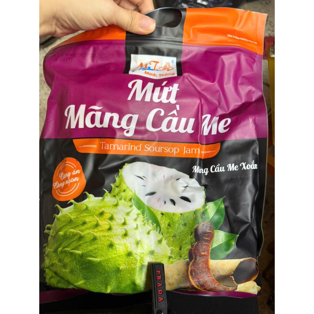 Mứt mãng cầu me 1kg/bịch (Minh Thông)