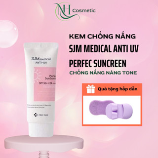 Kem Chống Nắng SJM medical Anti-UV 60ml Chống nắng chống nước cao Nâng tone trắng hồng Myphamhocngan1