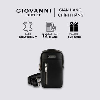 Túi Xách Nam Bernini by Giovanni Đeo Chéo Da Bò Dập Vân Cao Cấp BBB0012-1