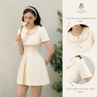 [LIMITED] CÉLESTE - Váy Cổ Sen Camy Dress
