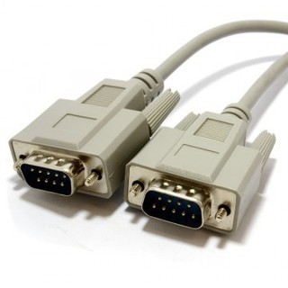 Cáp nối thẳng Com to Com, Cáp RS232 9 Pin 1.5M 9M/9M Đực - Đực kết nối máy in, thiết bị điều khiển
