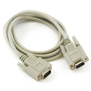 Cáp nối thẳng Com to Com, Cáp RS232 9 Pin 1.5M 9M/9M Đực - Đực kết nối máy in, thiết bị điều khiển