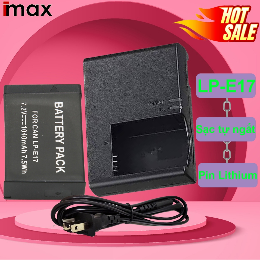 Bộ 01 pin LP-E17 + 01 sạc LC-E17C - Hàng nhập khẩu