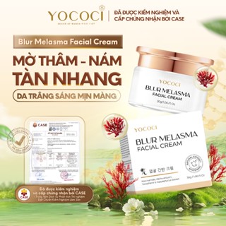  Kem Mờ Nám Tàn Nhang Cao Cấp Yococi Blur Melasma Facial Cream 30g – Làm Sáng Da Ngăn Ngừa Thâm Sạm Chống Lão Hóa 